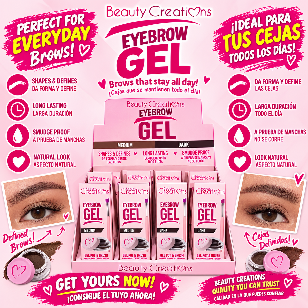 Beauty Creations Eyebrow Gel