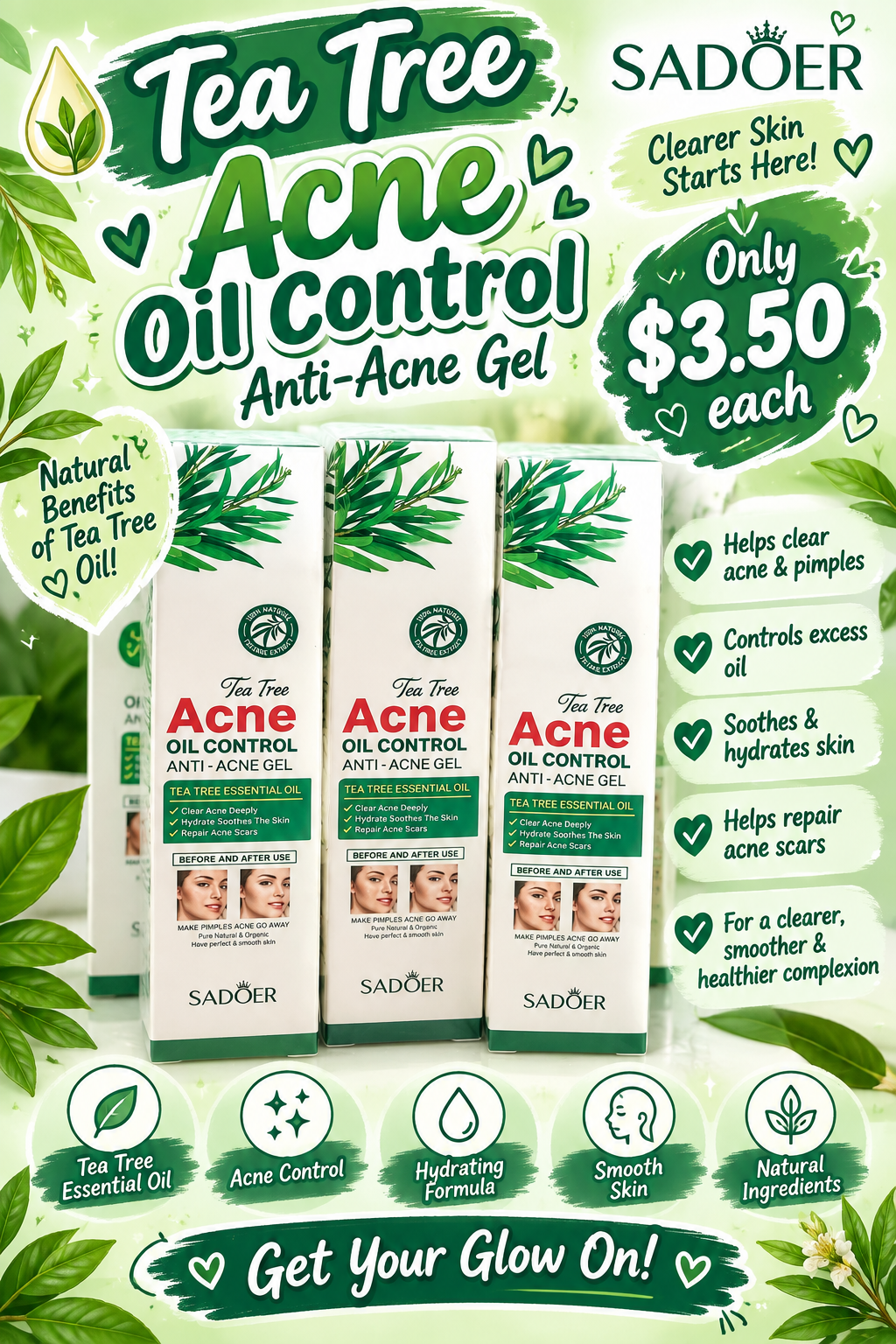 Control de grasa para el acné