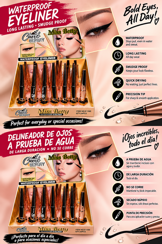 Miss Betty Waterproof Eyeliner by Curve Beauty