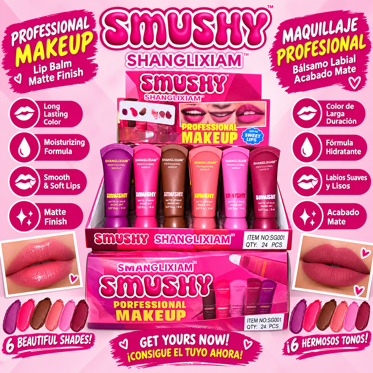Smushy Matte Lip Balm by Shanglixiam