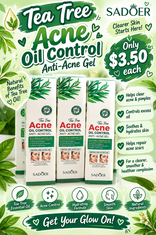SADOER Tea Tree Acne Oil Control Gel